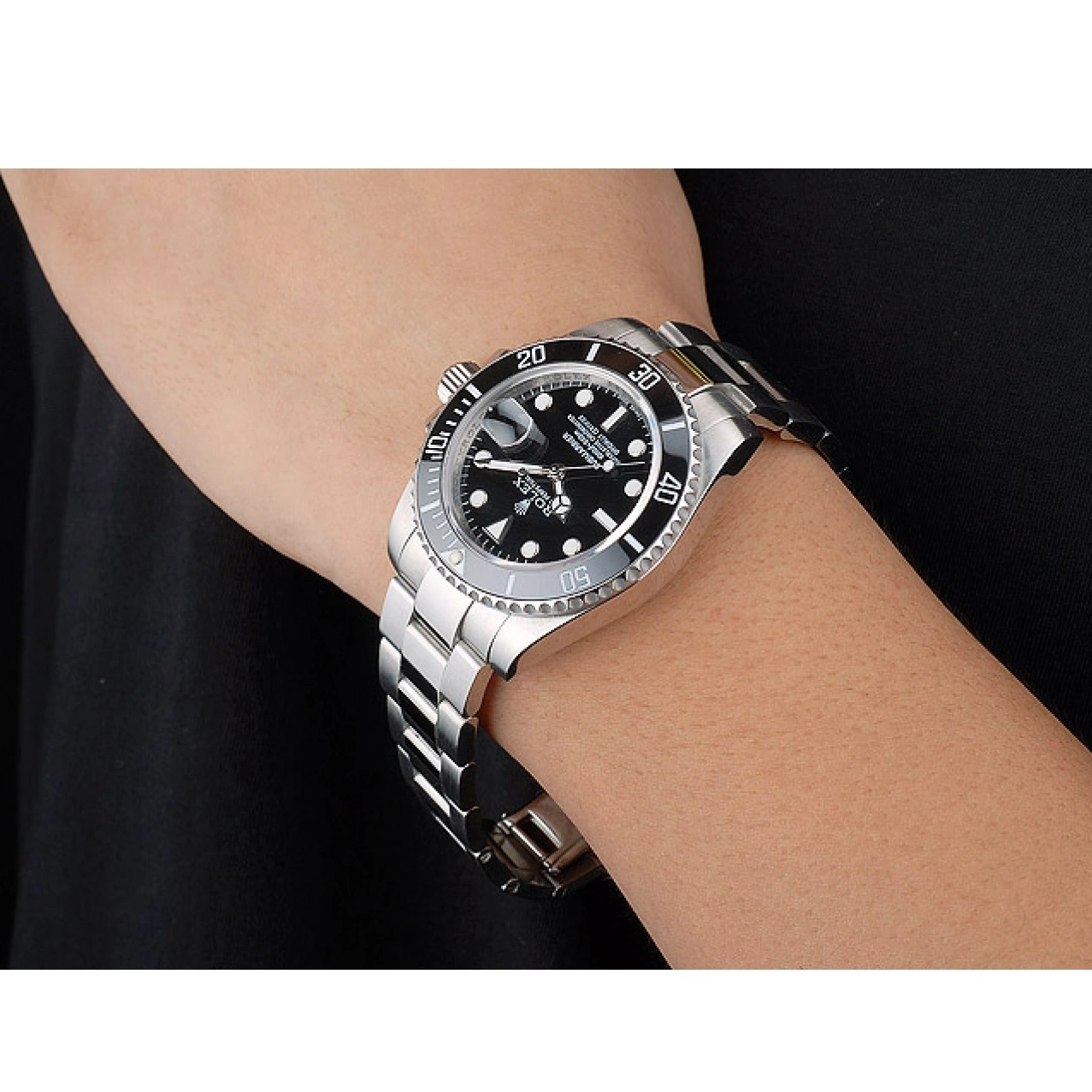 MiroTime 0816 Rolex Submariner Black Ceramic Bezel Black Dial 98235